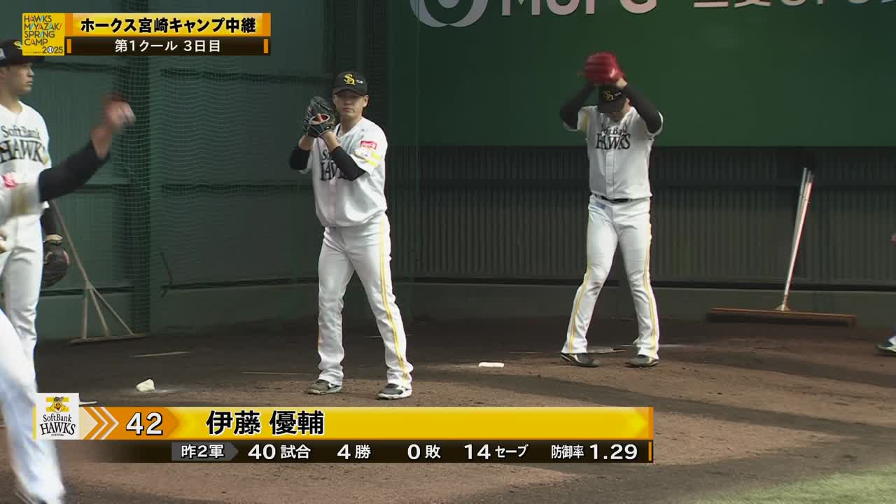 【ノーカット】2月3日 福岡ソフトバンクホークス春季キャンプ練習