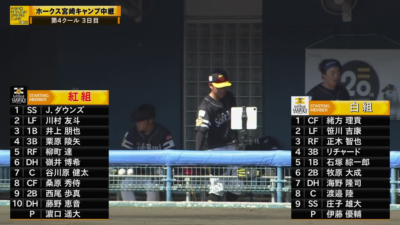 【ノーカット】2月17日 福岡ソフトバンク春季キャンプ練習・紅白戦